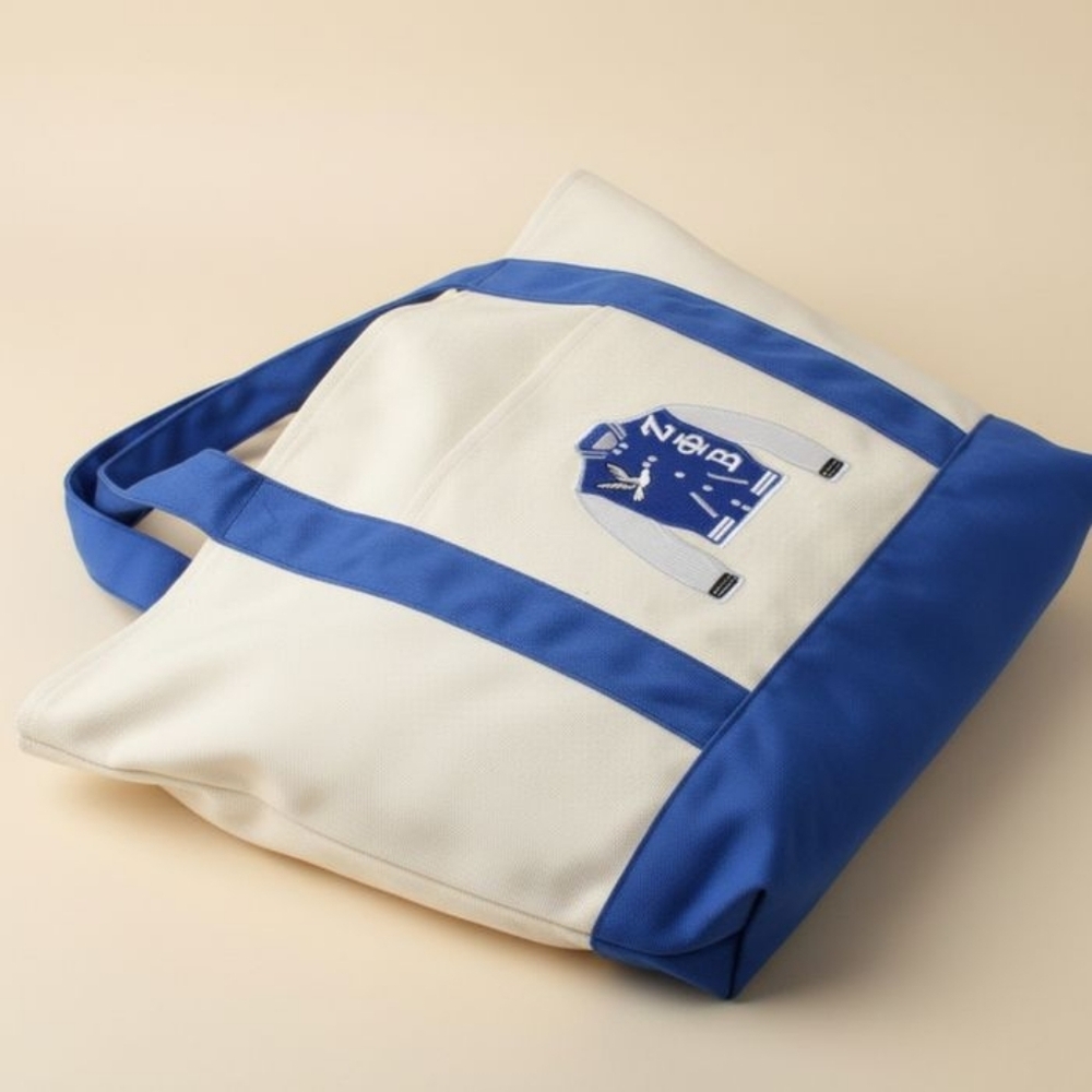 ZPB Sorority LARGE Canvas Tote Bag Reusable Merch - Picture 2 of 5